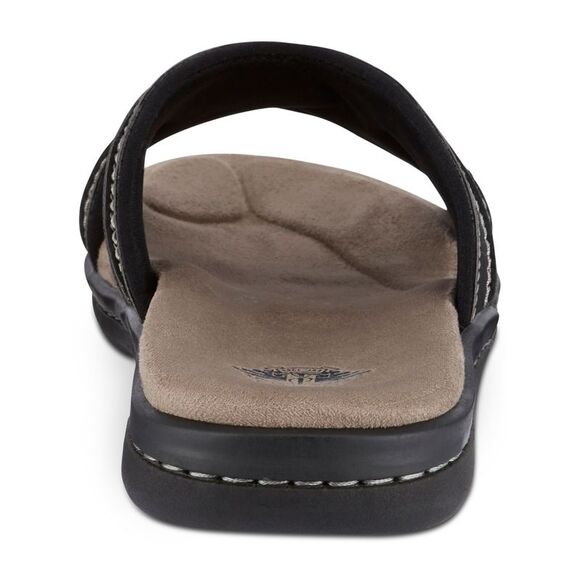 NWT DOCKERS Mens Black Sunland Open Toe Slip On Slide Sandals Shoes 10 M - Picture 2 of 5